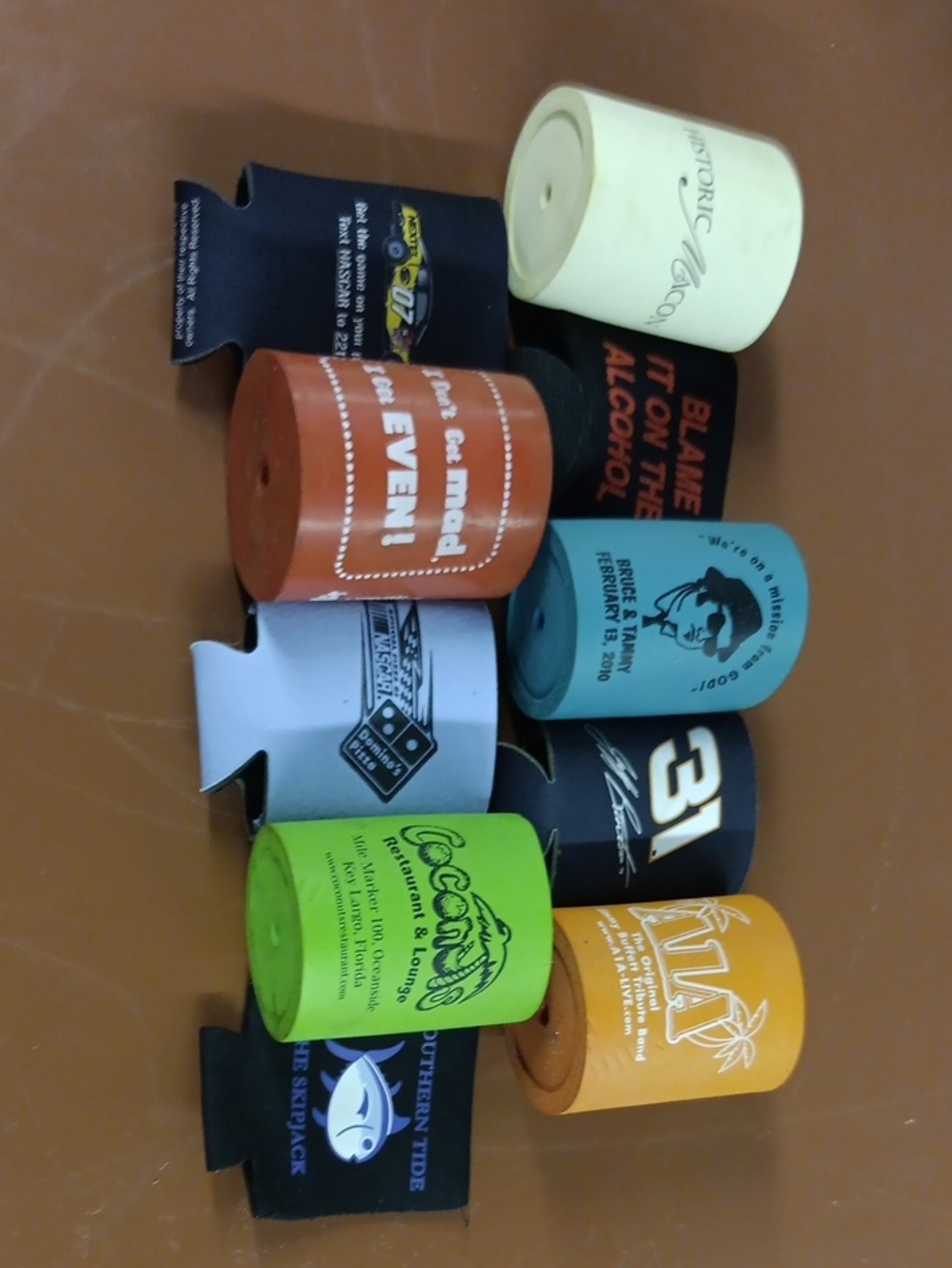 Beverage Cup Coolers Assorted Themes